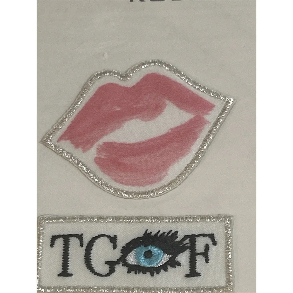 Rodan +‎ Fields R+F Embroidered Patch Set #RFJourney Lips TGIF Consultant New